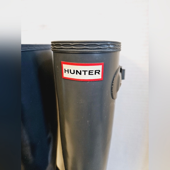 Hunter Womens Original Tall Gloss Rainboots - Picture 9 of 13